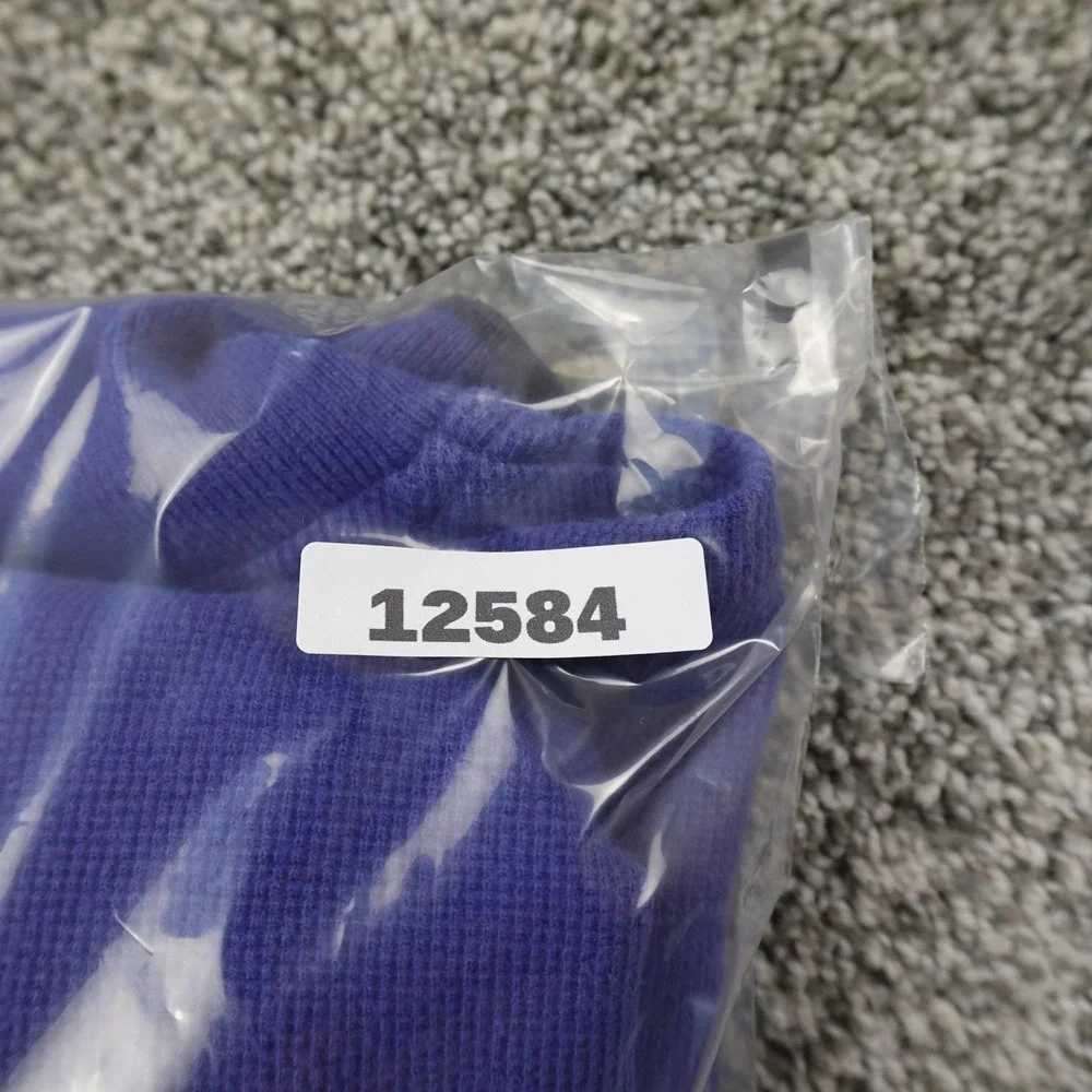 VTG Ralph Lauren Sweater Mens L Blue Polo Sport‎ 1/4 Zip Pullover Long Sleeve